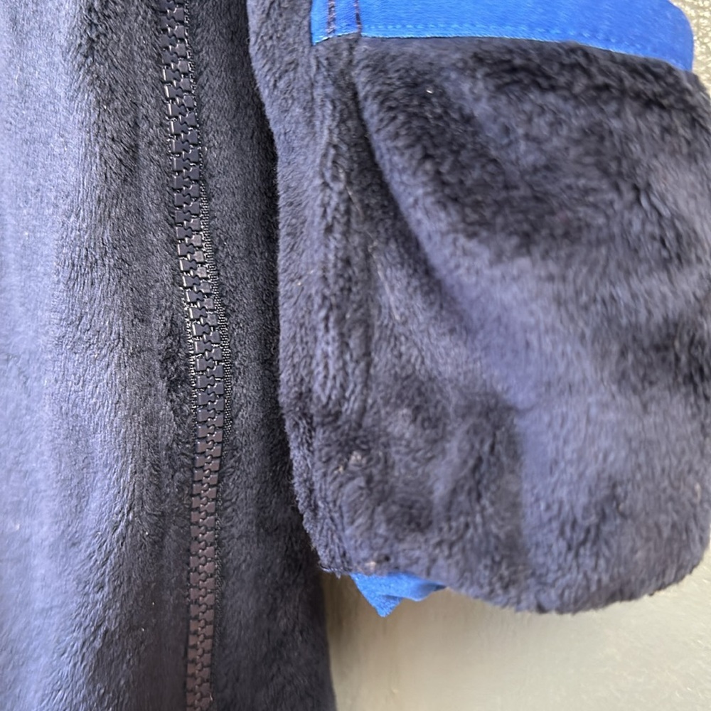 The North Face Blue Winter Baby Bunting Fleece, 6-12 mos - Picture 4 of 5
